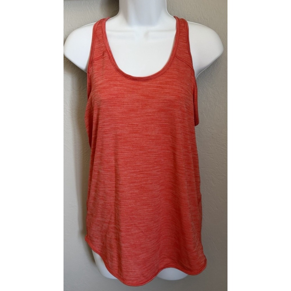 Lululemon Tank Top Womens Size 6 Red Racerback Athletic Yoga Loose Fit